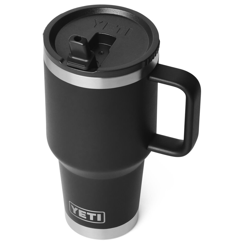 YETI Rambler 30 Oz Travel Mug with StrongHold Lid in Black, , large