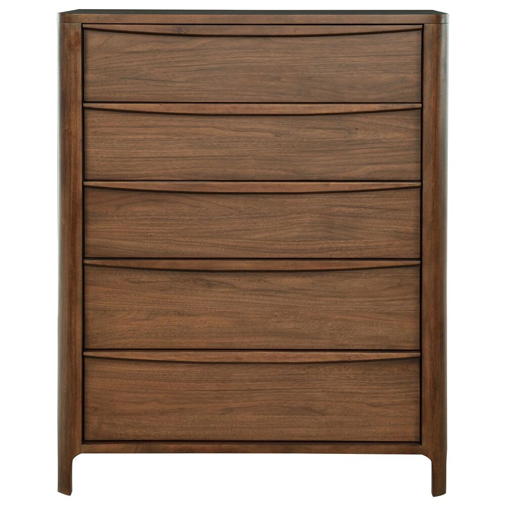 Coaster Maderia 5-Drawer Chest in Walnut, , large