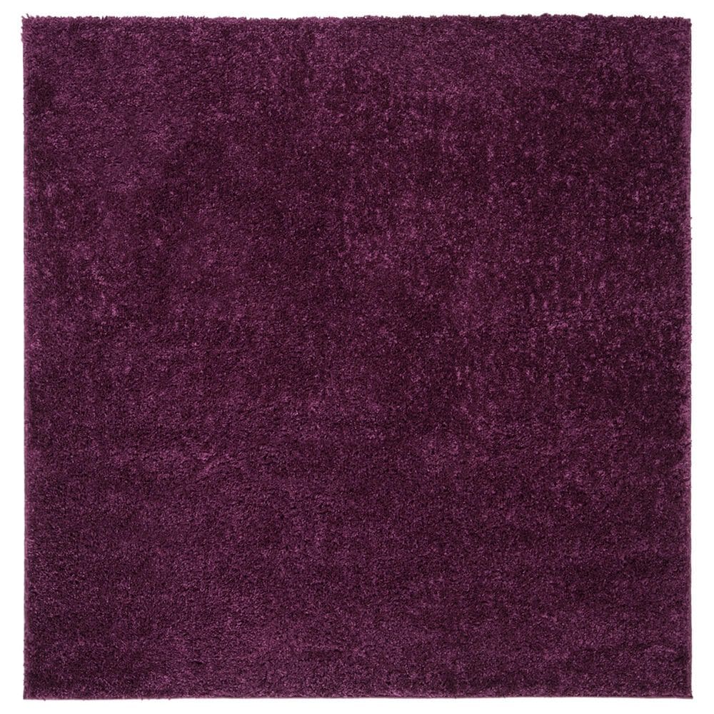 Safavieh August Shag 3" Square Purple Area Rug, , large