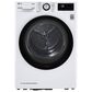 LG 4.2 Cu. Ft. Electric Dryer with Dual Inverter HeatPump in White, , large
