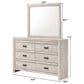 Crown Mark Valor 3-Piece Queen Bedroom Set in Light Gray, , large