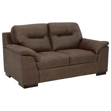 Signature Design by Ashley Maderla Loveseat in Walnut Brown, , large