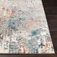 Surya Pune Deep Teal, Sky Blue, Light Beige, Tan, Dark Brown and Burnt Orange 2"7" x 10"2" Runner, , large