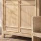 Jennifer Taylor Home Arden 83" 2-Door Tall Bookcase Storage Cabinet in Heritage Light Natural Brown, , large