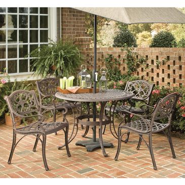 Homestyles Sanibel 5-Piece Dining Set without Cushions in Brown, , large