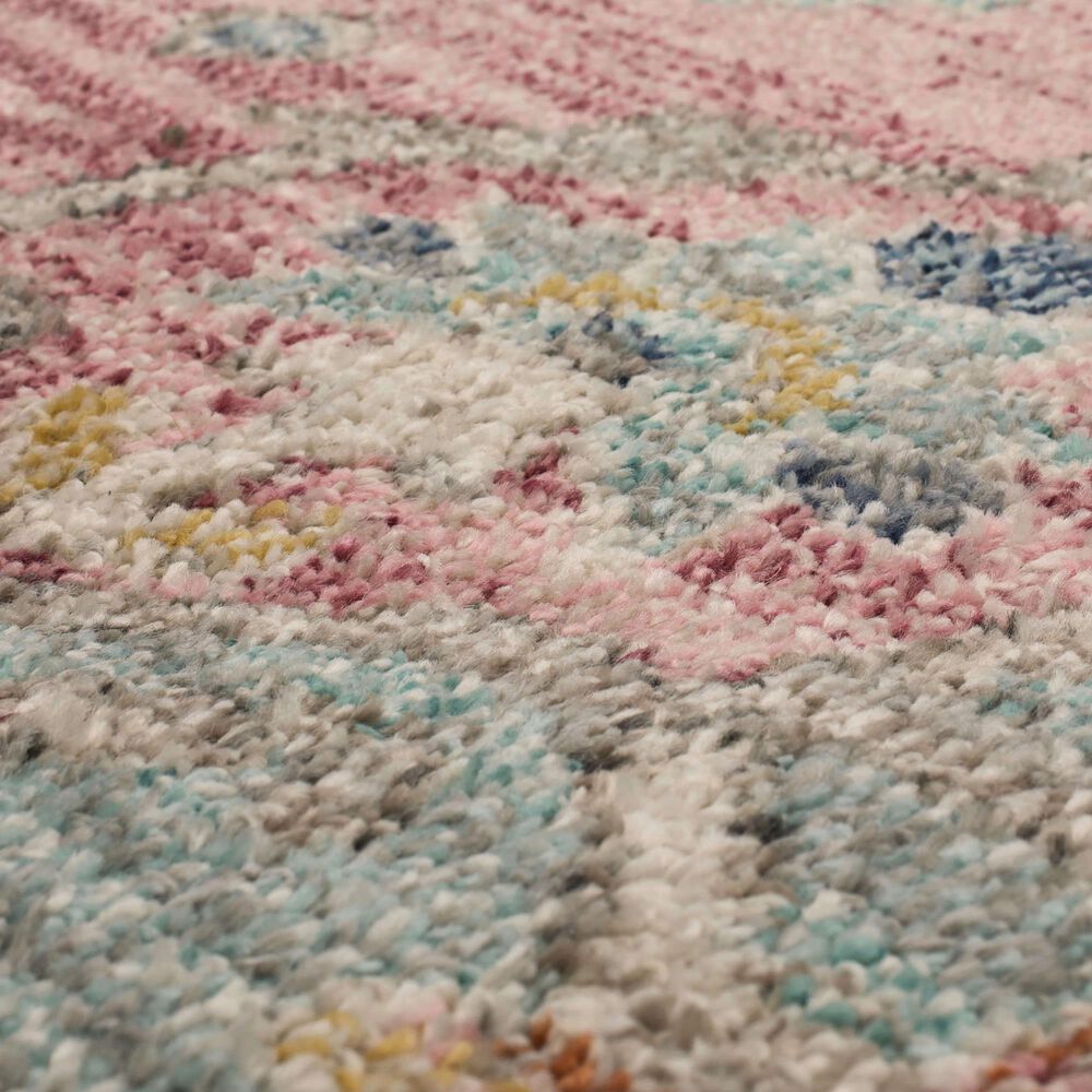 Mohawk R1113 Whimsy 5' 3" X 8' Pink Area Rug, , large