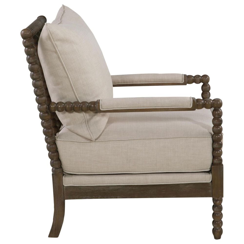 Hearth and Haven Accent Armchair in Beige, , large