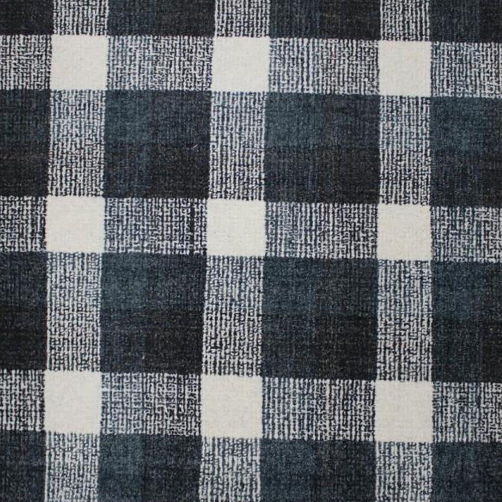 Amer Rugs Tartan 5&#39; x 7&#39;6&quot; Charcoal Area Rug, , large