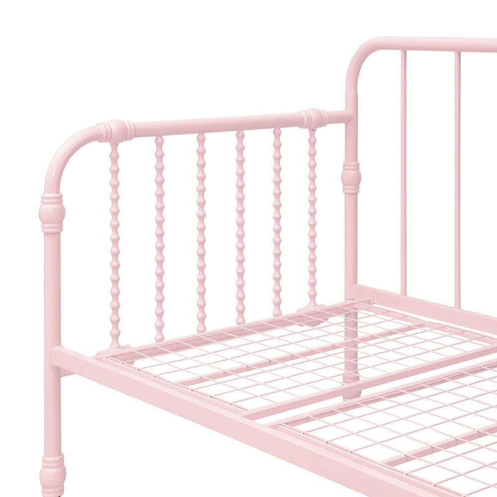Furniture of America Wren Twin Daybed with Trundle in Pink, , large
