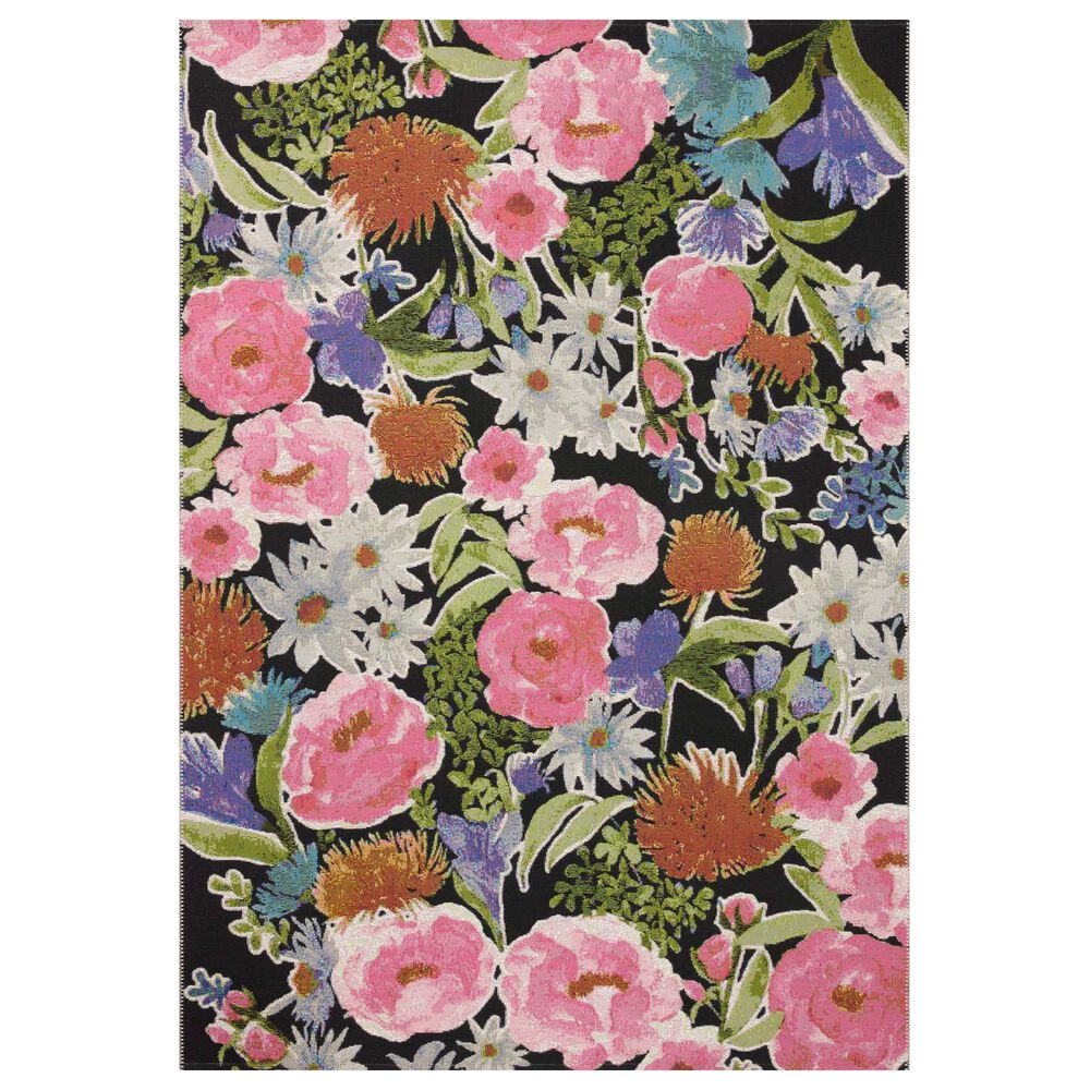 Loloi II Botanical 2"5" x 7"8" Black and Multicolor Runner, , large
