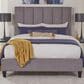 Simeon Collection Avery Queen  BAVE#8000HB-FBR-STR Upholstered Bed in Stream, , large