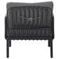 Hearth and Haven Patio Club Chair with Dark Gray Cushion in Black, , large