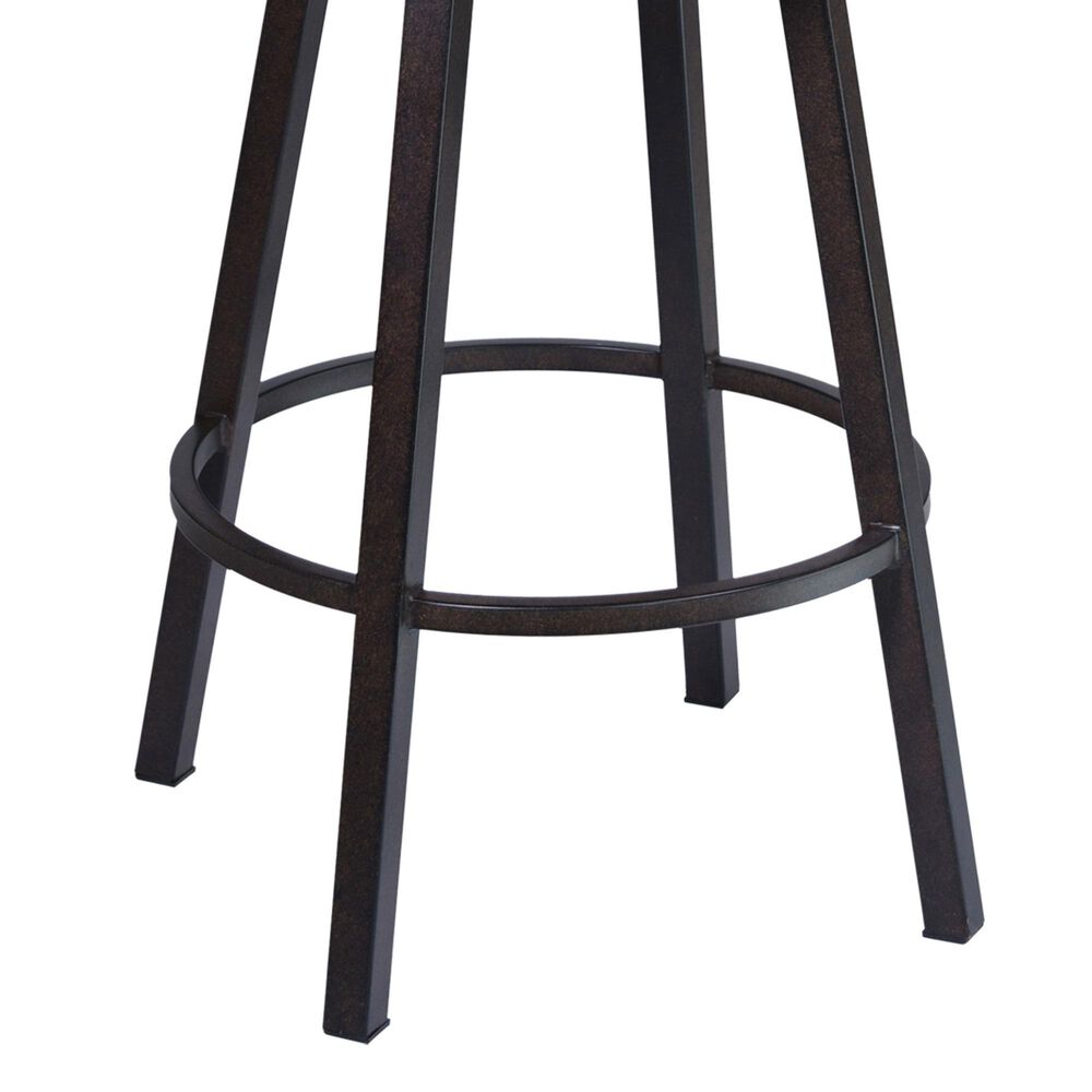 Blue River Titana 30&quot; Swivel Barstool with Brown Cushion in Auburn Bay, , large