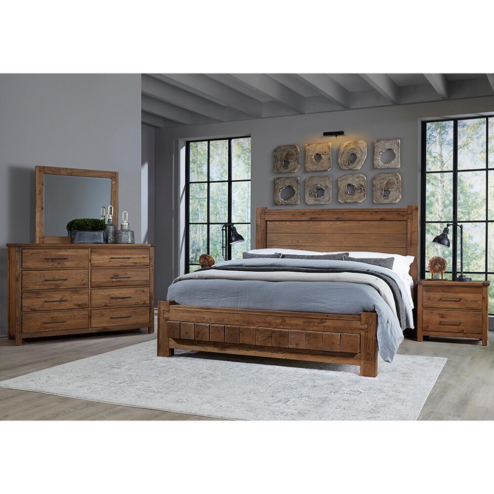 Viceray Collections Dovetail Queen Poster Bed in Natural, , large
