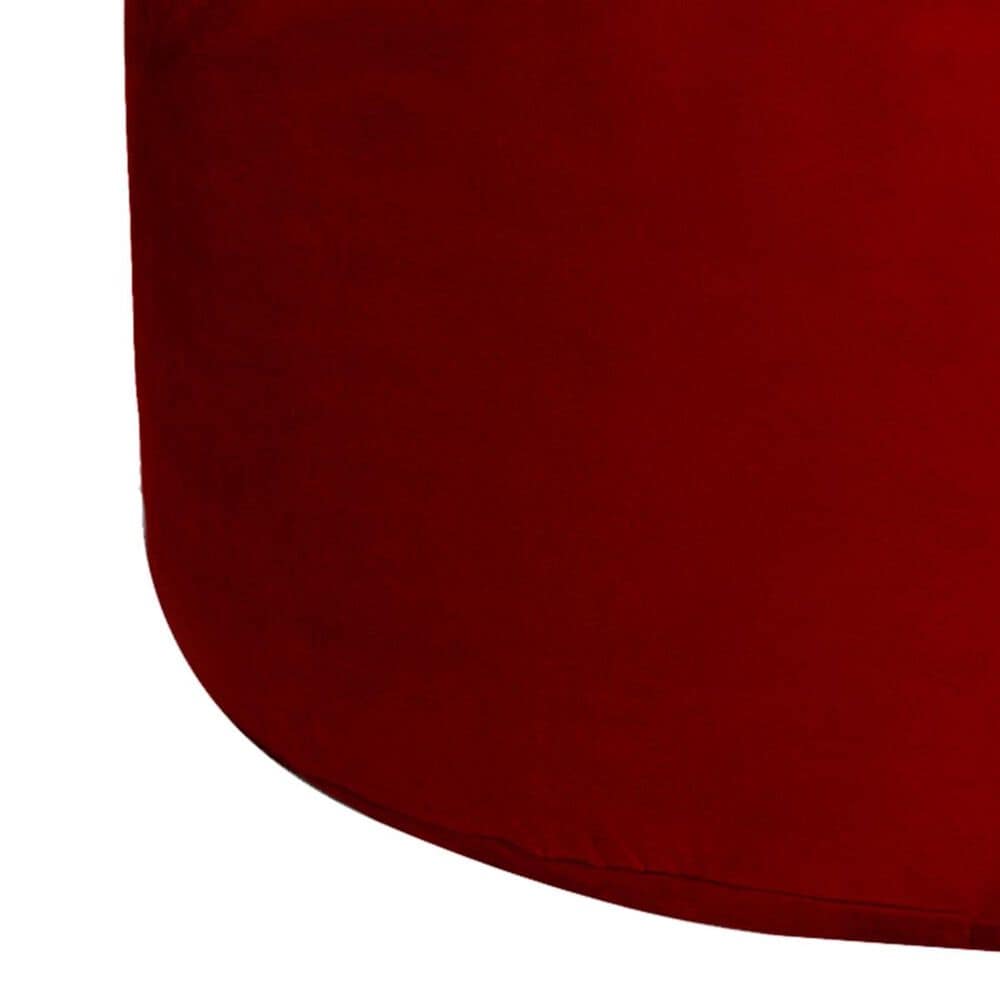 Jaxx 4&#39; Round Bean Bag with Removable Cover in Cinnabar, , large