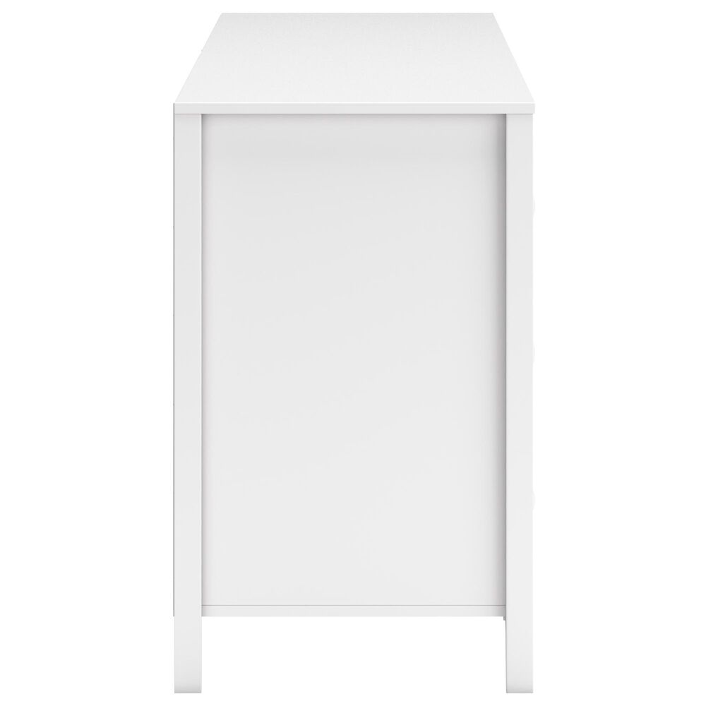 Ashley Hallityn 6-Drawer Dresser in Matte White, , large