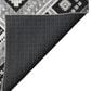 Dalyn Rug Company Portico PO5 Black 10" x 14" Area Rug, , large