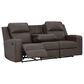 Ashley Lavenhorne Power Reclining Sofa and Recliner Set in Granite, , large