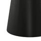 Furniture of America Halewood Round Coffee Table in Black, , large