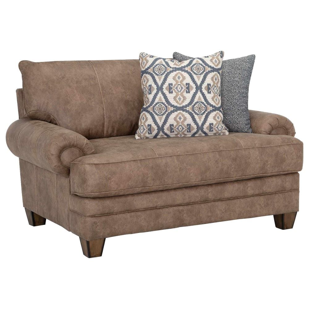 Moore Furniture Sicily Chair and a Half in Hazelnut, , large