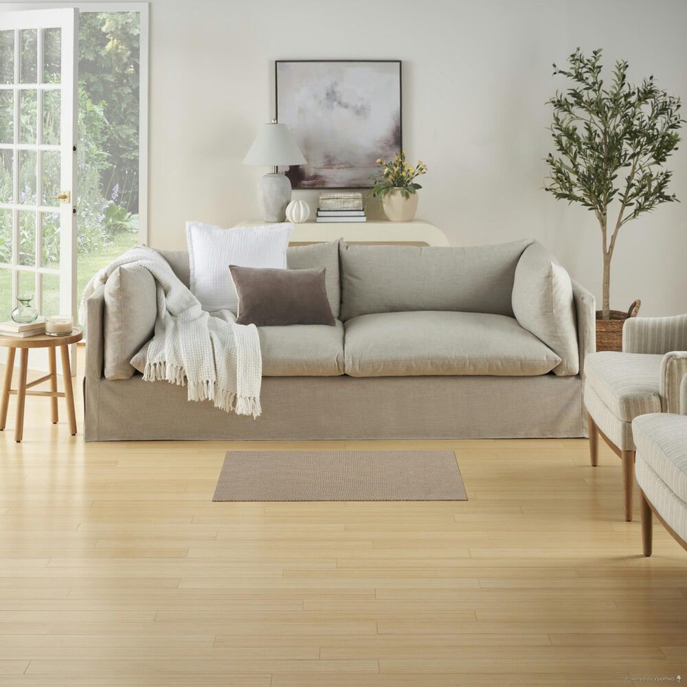 Nourison Courtyard Jute and Ivory 2&#39; x 3&#39; Indoor/Outdoor Area Rug, , large