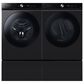 Samsung Bespoke 5.3 Cu. Ft. Front Load Washer and 7.6 Cu. Ft. Electric Dryer Laundry Pair with Stacking Kit in Brushed Black, , large