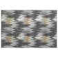 Dalyn Rug Company Soft Essentials Chevron Graphite 2"6" x 3"10" Area Rug, , large