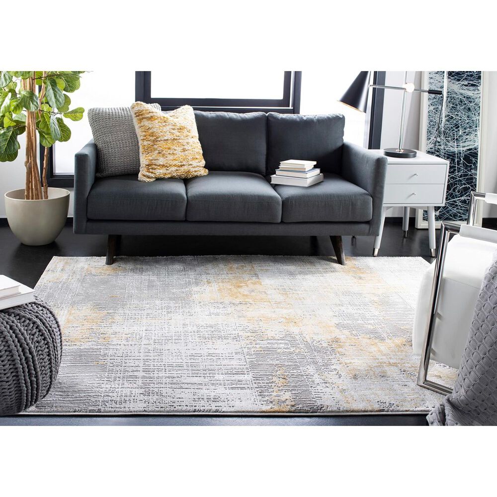 Safavieh Craft 5&#39;3&quot; x 7&#39;6&quot; Grey and Beige Area Rug, , large