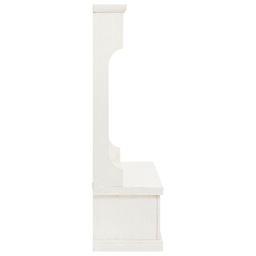 Crosley Furniture Seaside Hall Tree in Distressed White Nebraska