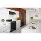 Unique Appliances Classic Retro 30" Radiant Electric Glass Top Convection Range in Midnight Black, , large