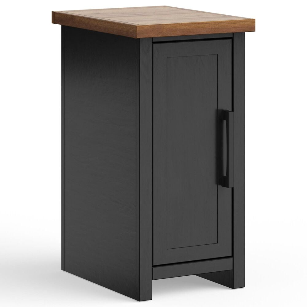 Legends Home Essex Chairside Table in Seal Skin and Whiskey, , large