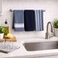 Willow & Hem Verona Kitchen Towel in Navy (Set of 3), , large
