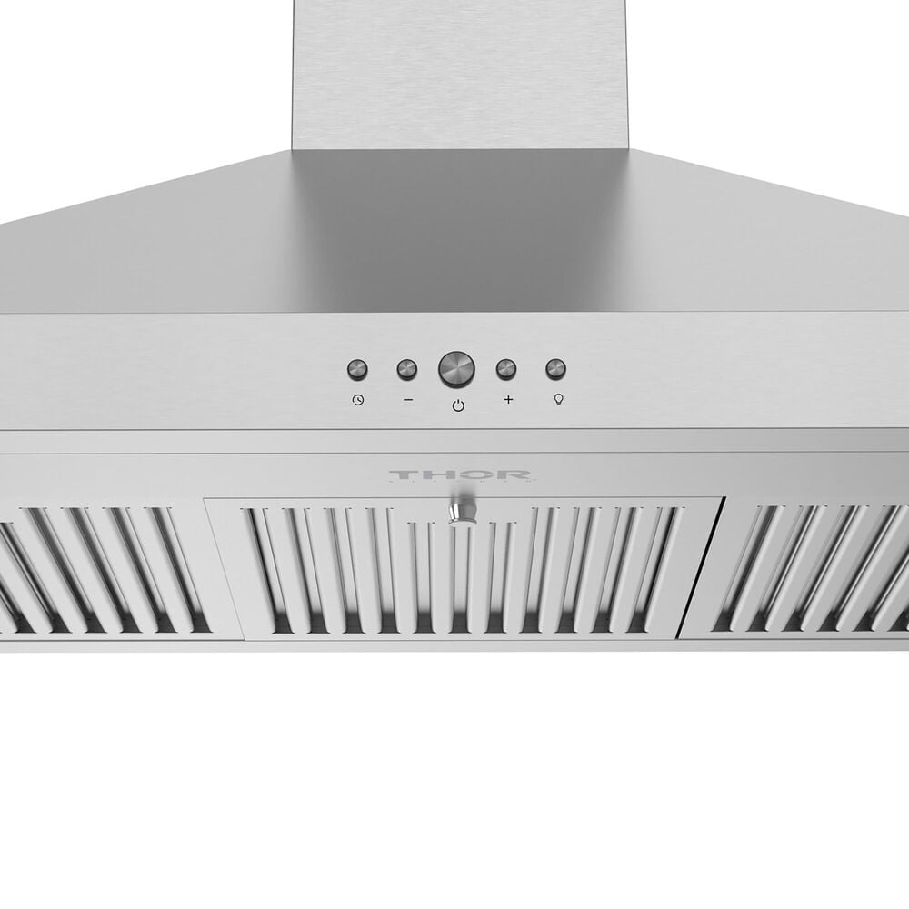 Thor Kitchen 36" Wall Mount Chimney Range Hood with 350 CFM in Stainless Steel, , large