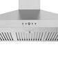 Thor Kitchen 36" Wall Mount Chimney Range Hood with 350 CFM in Stainless Steel, , large