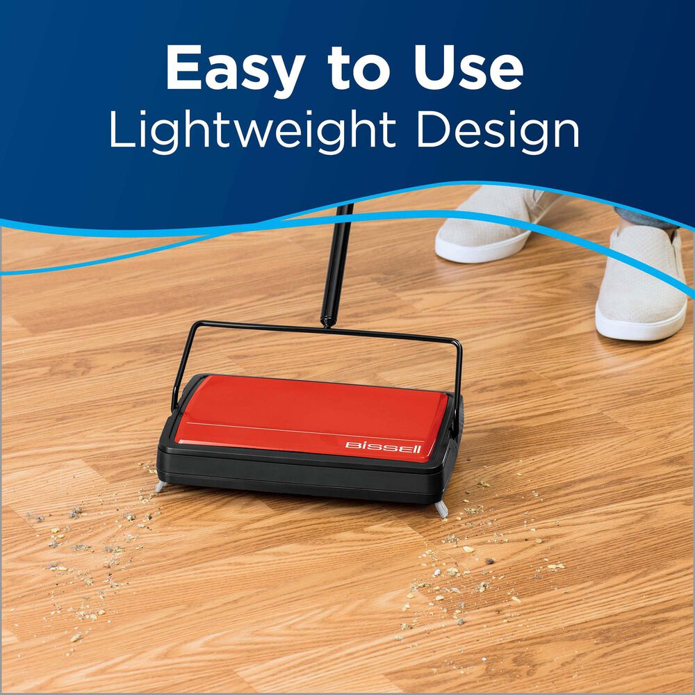 Bissell Refresh Carpet and Floor Manual Sweeper in Orange, , large