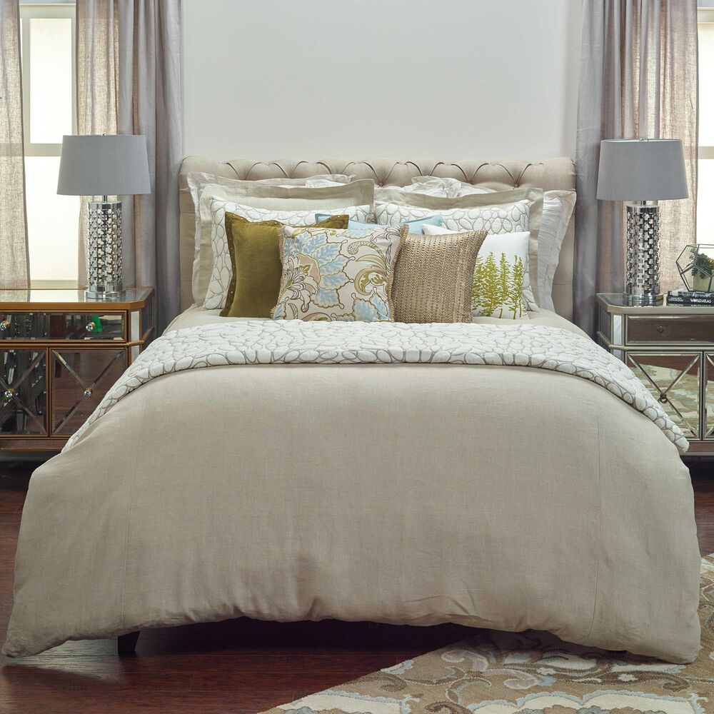 Rizzy Home Covington 7-Piece Queen Duvet Set in Stone, , large