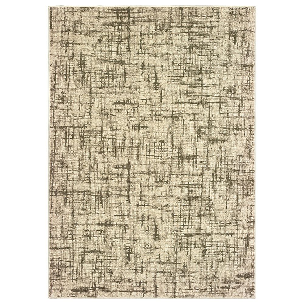 Oriental Weavers Richmond 802J 12" x 15" Ivory and Brown Area Rug, , large