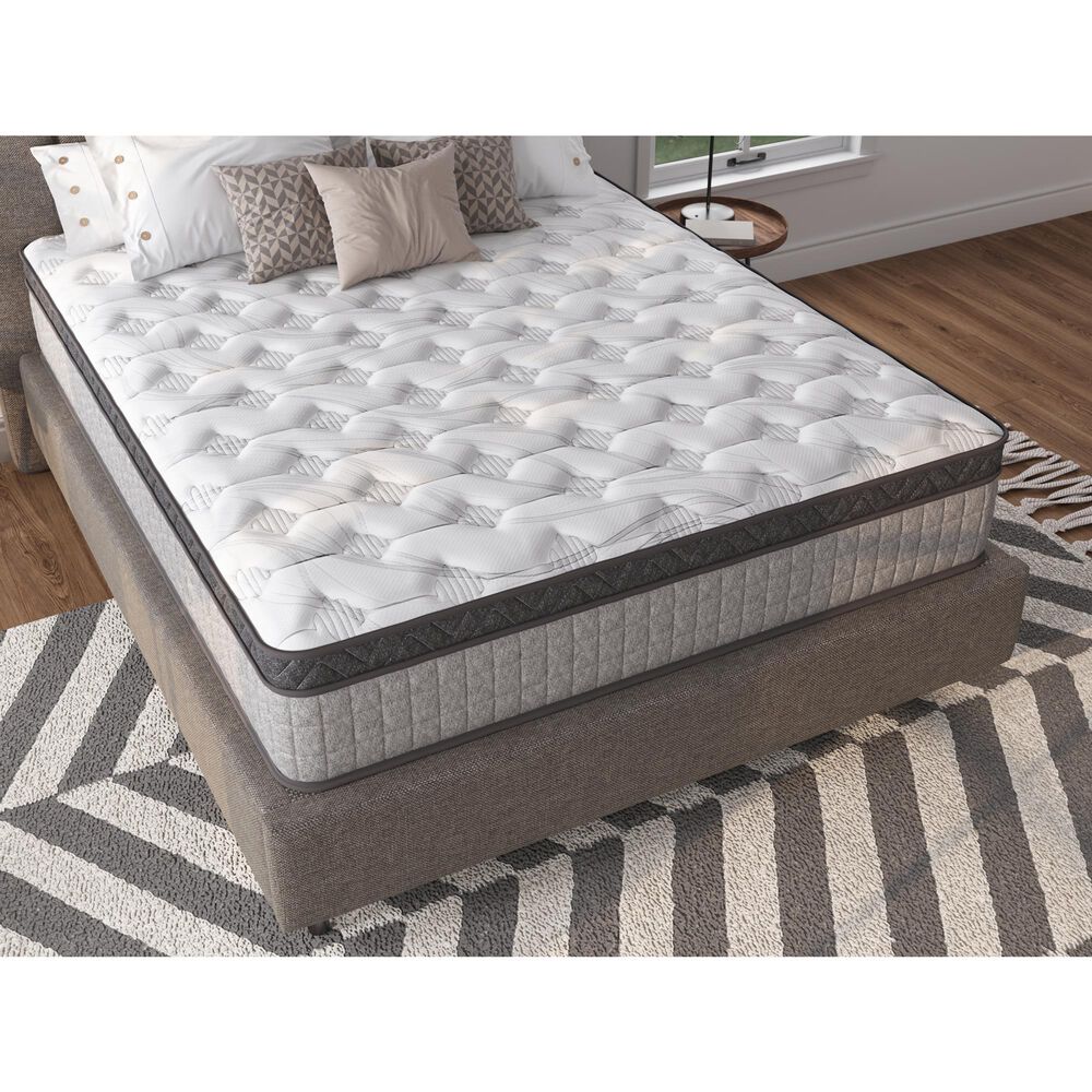 Hearth and Haven Sayre Sleep Diamond Medium Gel Memory Foam Innerspring Hybrid Twin Mattress, , large