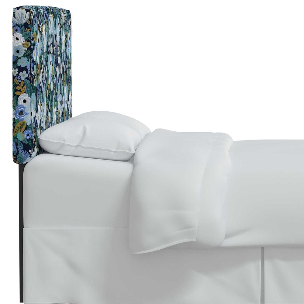 Skyline Furniture Elly King Headboard in Garden Party Blue, , large
