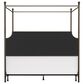 Richlands Furniture McArthur King Metal and Upholstered Canopy Bed in  Brown and Bronze, , large