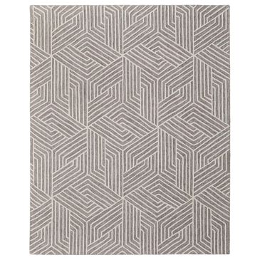 Feizy Lytton 2"6" x 8" Gray and Cream Runner, , large