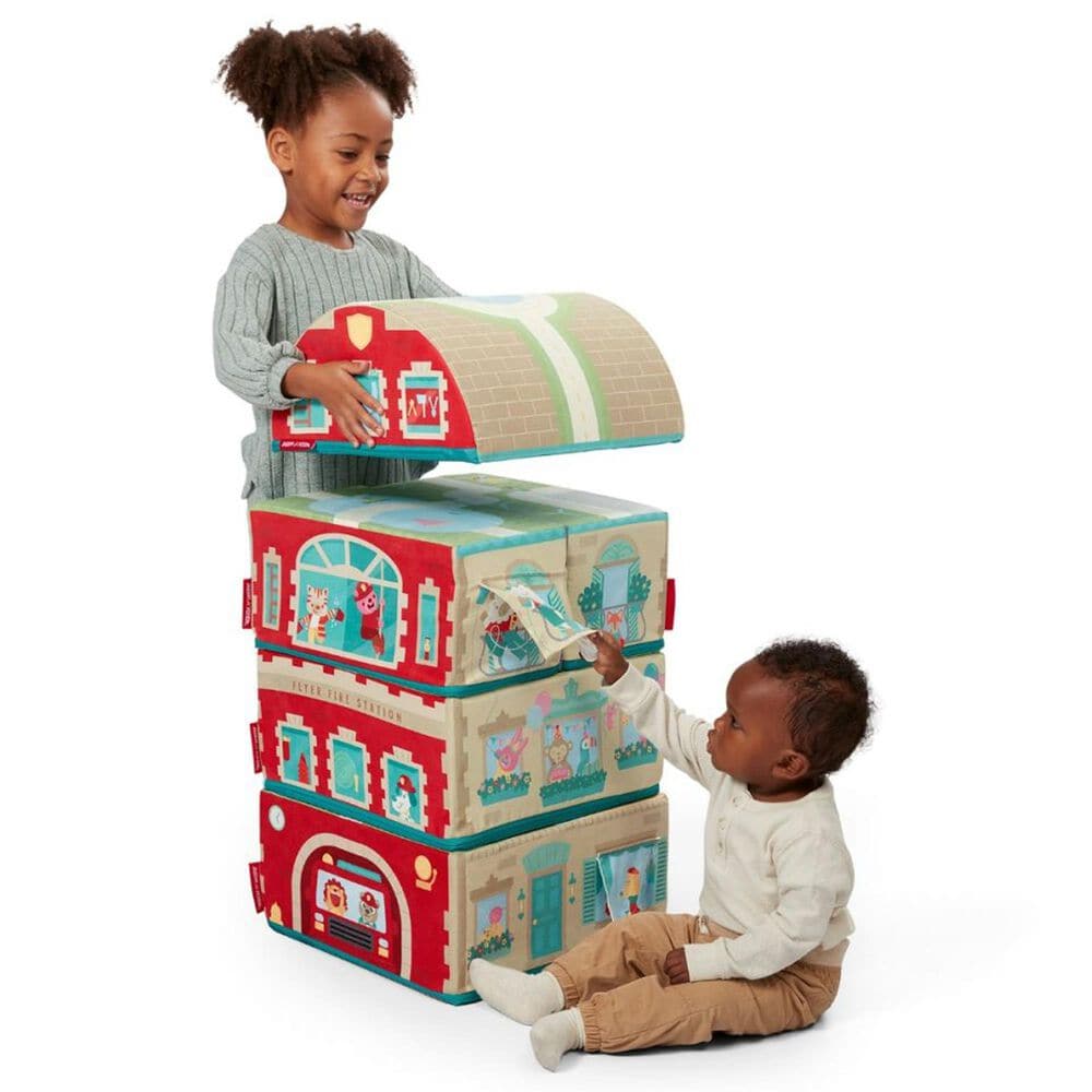Radio Flyer Tumble Town Foam Building Blocks in Multicolor, , large