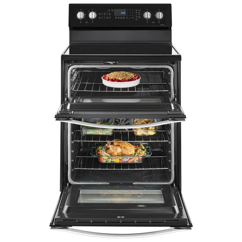 Whirlpool 6.7 Cu. Ft. Freestanding Electric Double Oven Range with Convection in Black, , large