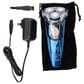 Barbosal Wet Rotary Shaver with LCD Display in Black and Blue, , large