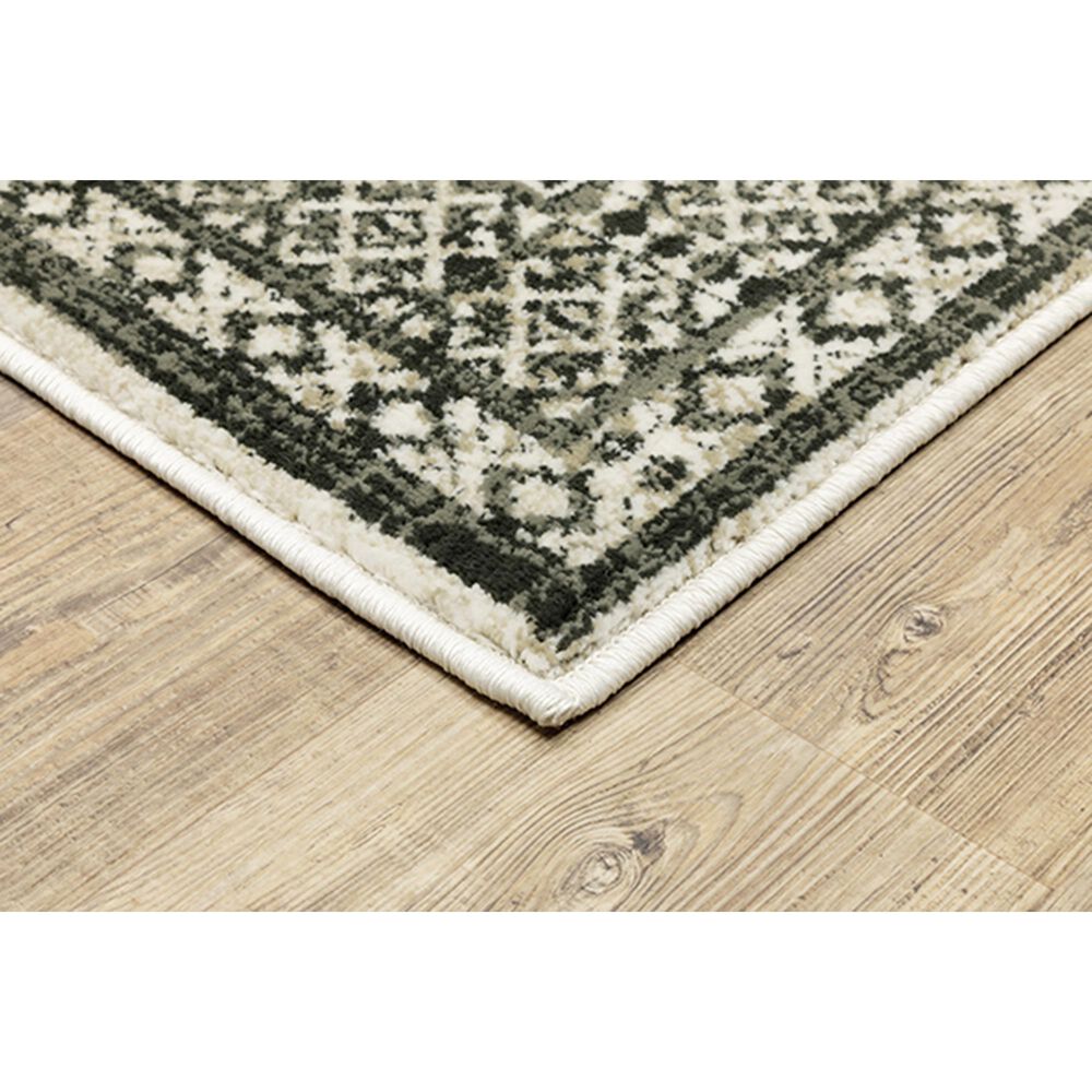 Oriental Weavers Georgia Medallion 659C0 9&#39;10&quot; x 12&#39;10&quot; Ivory Area Rug, , large