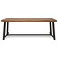 Noble House Carlisle Patio Dining Table in Sandblast Teak Brown, , large