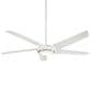 Minka-Aire Raptor 60" Ceiling Fan with LED Light in Flat White, , large