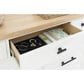 Ashley Ashbryn Dresser in White and Natural, , large