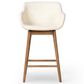 Four Hands Hannah Swivel Counter Stool in Amber Ash, , large