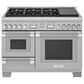 Thermador 48" Pro Grand Commercial Depth Dual Fuel Steam Range in Stainless Steel, , large